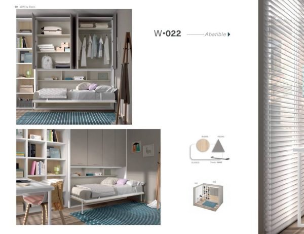 Cama abatible modelo Basic 22 - Imagen 2