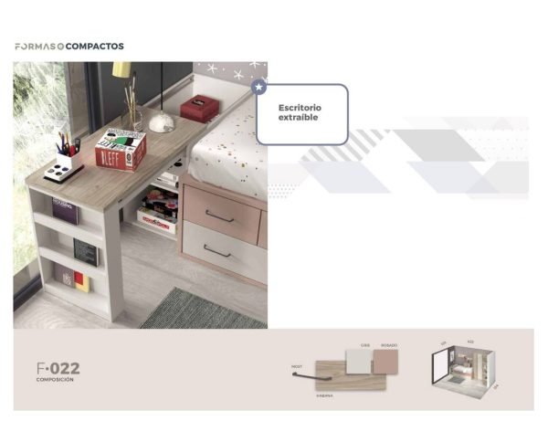 Dormitorio modelo Formas 22 - Imagen 2