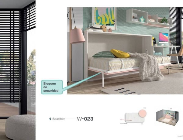 Cama abatible modelo Basic 23 - Imagen 2