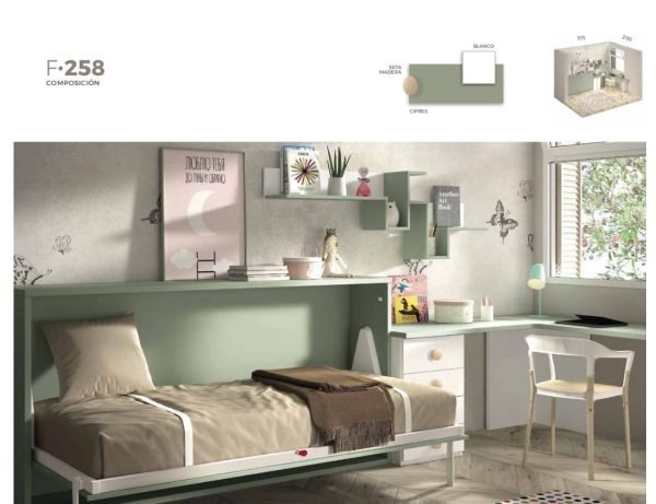 Cama abatible modelo Formas 258 - Imagen 2