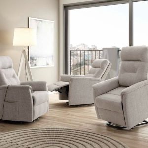 Butaca relax manual y power lift electrico. Modelo Diana