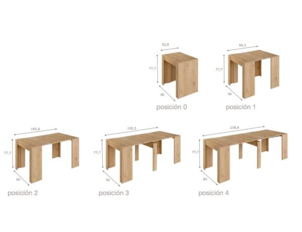 Mesa modelo Moon evo Extensible - Imagen 4